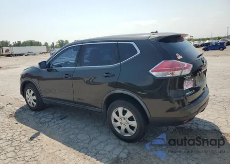 2016 Nissan Rogue S из США, поврежденный, VIN KNMAT2MVXGP668466